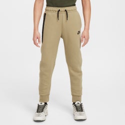 Grade School Pants - Nike Tech Fleece - Neutral Olive-Black-Black