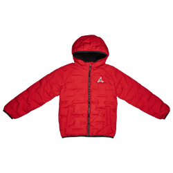 Grade School Jackets - Jordan Welded Puffer - Gym Red-Gym Red