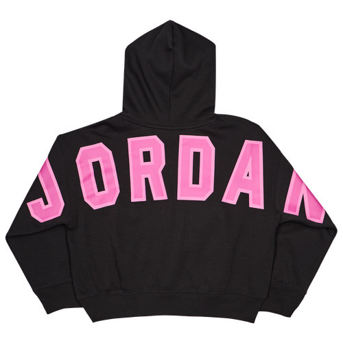 Jordan jumpman sticker hoodie pink sale