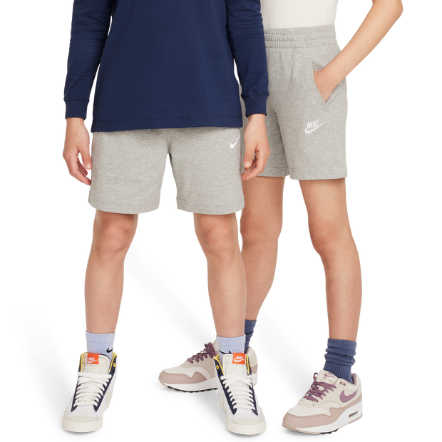 Nike NSW Korte Broeken Kinder - Grijs - Maat 128 - 137 CM