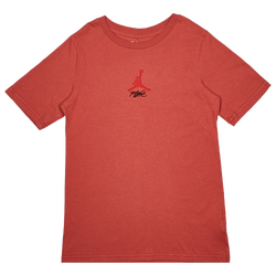 Grade School T-Shirts - Jordan Statement Flight Bulls - Canyon Rust-Canyon Rust