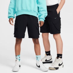 Grade School Shorts - Nike City Utility - Black-Black