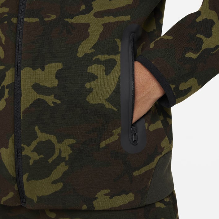Nike 8-15 Year Old Tech Fleece Full-Zip Hoodie Image 3 of 5. Tap to open photo gallery.