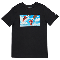 Grade School T-Shirts - Jordan Gfx - Black-Black