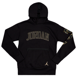 Grade School Hoodies - Jordan See Me Shine - Black-Black