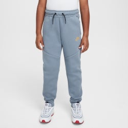 Grade School Pants - Nike Tech Colorblock - Cool Grey-Black-Metallic Gold