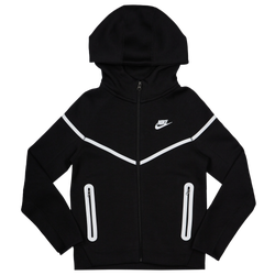 Scuola elementare e media Hoodies - Nike Tech Fleece Tf+ - Black-Reflective Silv