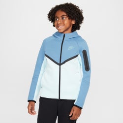 Primaire-College Hoodies - Nike Tech Colorblock - Denim Turq-Glacier Blue