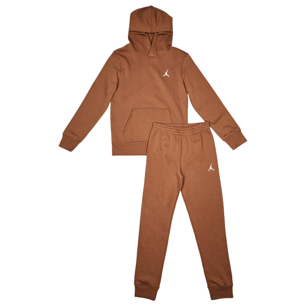 Jordan Brooklyn Kid's Tracksuits - Brown - Size 10 - 12 Years - Cotton Fleece