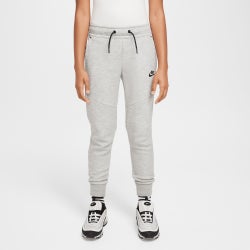 Grade School Pants - Nike Tech Fleece - Dk Grey Heather-Black-Black