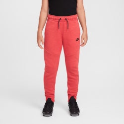 Primaria y colegio Pantalones - Nike Tech Fleece - Lt Univ Red Htr-Black-Black