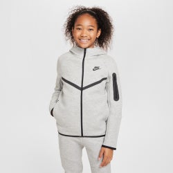 Grundschule Hoodies - Nike Tech Fleece - Dk Grey Heather-Black-Black