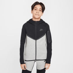 Grade school black outlets Nike tech hoodie