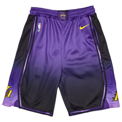 Grade School Shorts - Nike Nba Ce Lakers Swingman - Field Purple-Field Purple