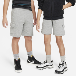 Grade School Shorts - Nike Club Cargo - Dark Grey Heather-Base Grey