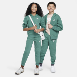 Grade School Tracksuits - Nike Club - Bicoastal-White