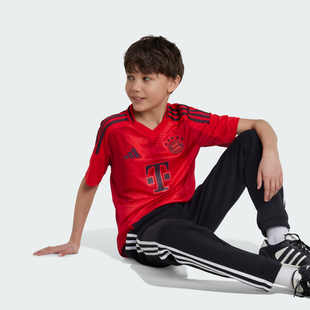 Adidas Fc Bayern 24/25 Home Unisex Trikots/Replikate - Rot - Größe: 147 - 152 CM - Baumwoll-Canvas - Foot Locker