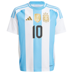 Grundschule Jerseys/Replicas - adidas Argentina 24 Messi Home - White-Blue Burst