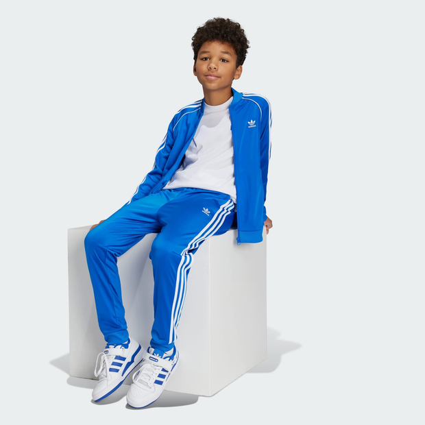 Image of Adidas Superstar unisex Pantaloni - Blu - Poly Mesh - Foot Locker035