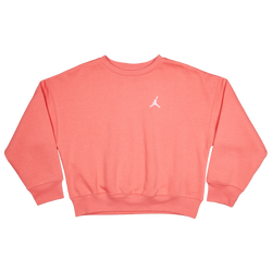 Grade School Sweatshirts - Jordan Brooklyn - Pink Salt-Pink Salt