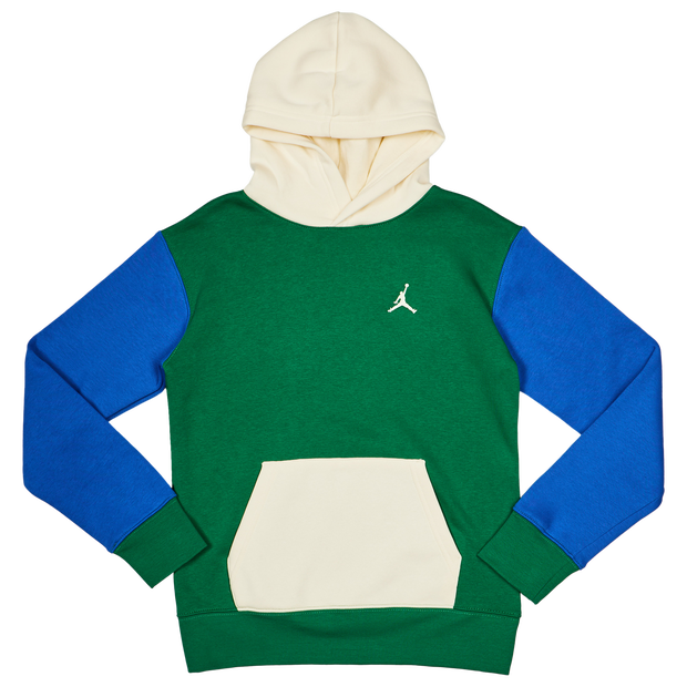Image of Jordan Brooklyn Color Block unisex Felpe con cappuccio - Verde - Pile di cotone - Foot Locker035
