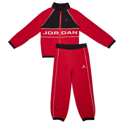 Grade School Tracksuits - Jordan Windbreaker - Gym Red-Gym Red