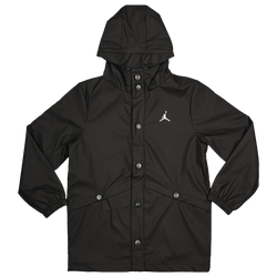 Grade School Jackets - Jordan Rain - Black-Black