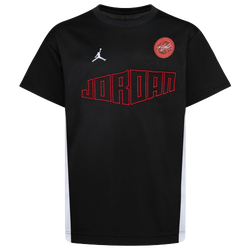 Grade School T-Shirts - Jordan Gfx - Black-Black