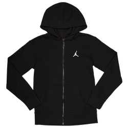 Grade School Hoodies - Jordan Brooklyn - Black-Black