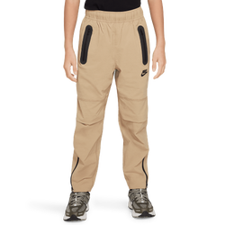 Grade School Pants - Nike Tech Woven - Parachute Beige-Black