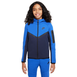 Grundschule Hoodies - Nike Tech Colorblock - Obsidian-Game Royal-Black