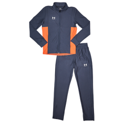 Grade School Tracksuits - Under Armour Challanger - Downpour Gray-Downpour Gray