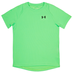 basisschool T-Shirts - Under Armour Tech Textured - Cyber Green-Cyber Green