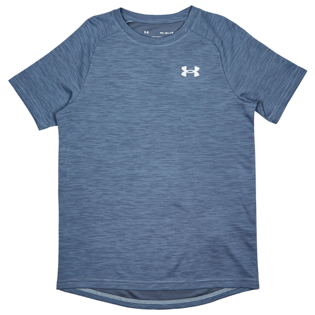 Image of Under Armour Tech Texturosso unisex Magliette - Blu - Poly Jersey - Foot Locker035