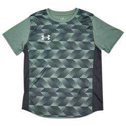 Primaire-College T-Shirts - Under Armour Ch. Knit Print - Silica Green-Silica Green
