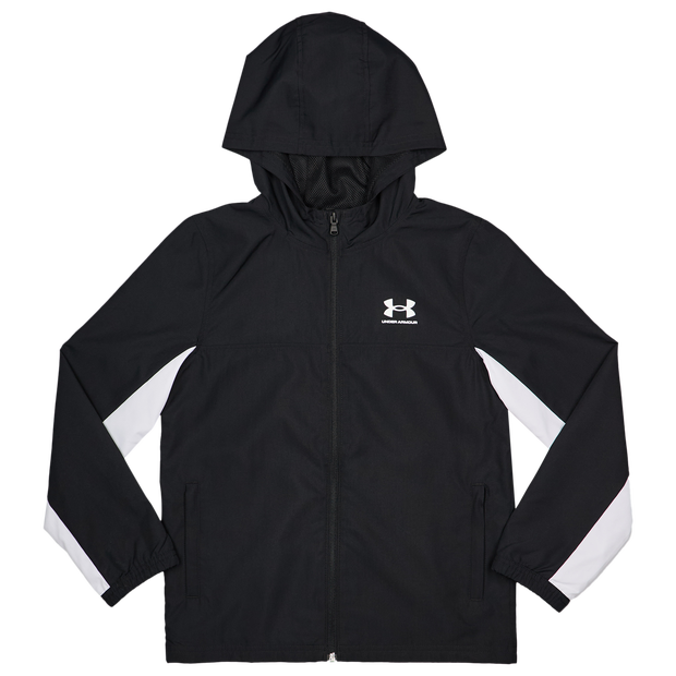 Image of Under Armour Rival Woven unisex Top da pista - Nero - Poly Woven - Foot Locker035