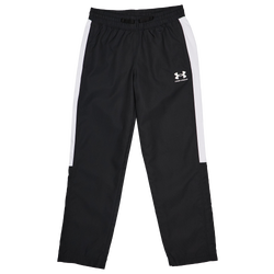 Grade School Pants - Under Armour Rival Woven - Black-Black