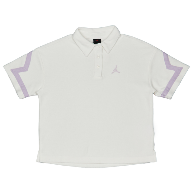 Image of Jordan Ksa Brooklyn Diamond unisex Polo - Bianco - French Terry di cotone - Foot Locker035