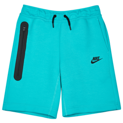 Grade School Shorts - Nike Tech Fleece - Dusty Cactus-Black-Black