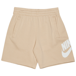 Grundschule Shorts - Nike Club Hbr - Sanddrift-White