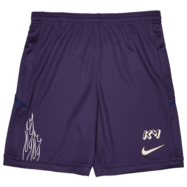 Nike Mbappe Kid's Shorts - Purple - Size L - Poly Woven