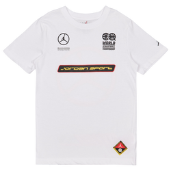 Grade School T-Shirts - Jordan Q54 Gfx - Summit White-Summit White