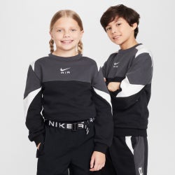 Grade School Sweatshirts - Nike Air - Black-Anthracite