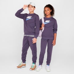 Grade School Tracksuits - Nike Sportswear - Dark Raisin-White