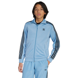 Scuola elementare e media Track Tops - adidas Firebird - Ash Blue-Ash Blue