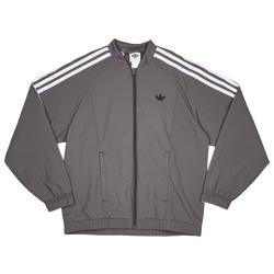 Grade School Track Tops - adidas Superstar Woven - Grey Five-Grey Five