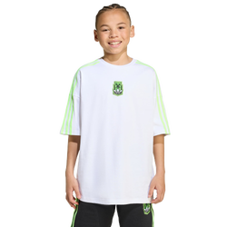 Grade School T-Shirts - adidas Minecraft Gfx - White-White
