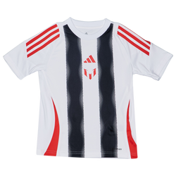 Grundschule Jerseys/Replicas - adidas Messi - White-Semi Lucid Red