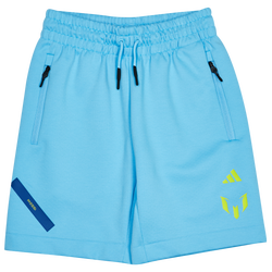 Primaire-College Shorts - adidas Messi Zne - Semi Blue Burst-Semi Solar Yellow