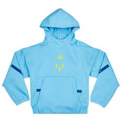 Primaire-College Hoodies - adidas Messi Zne - Semi Blue Burst-Semi Solar Yellow